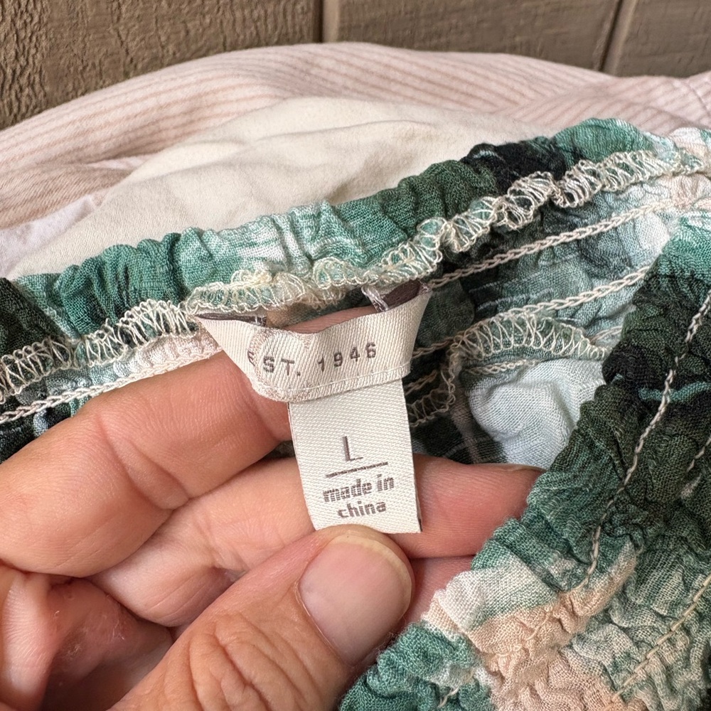 Prana Green and Black Women's Cargo Shorts